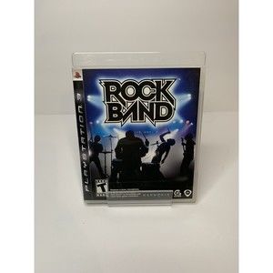 PS3 Game - Rock Band (Sony PlayStation 3, 2007) Complete with Manual